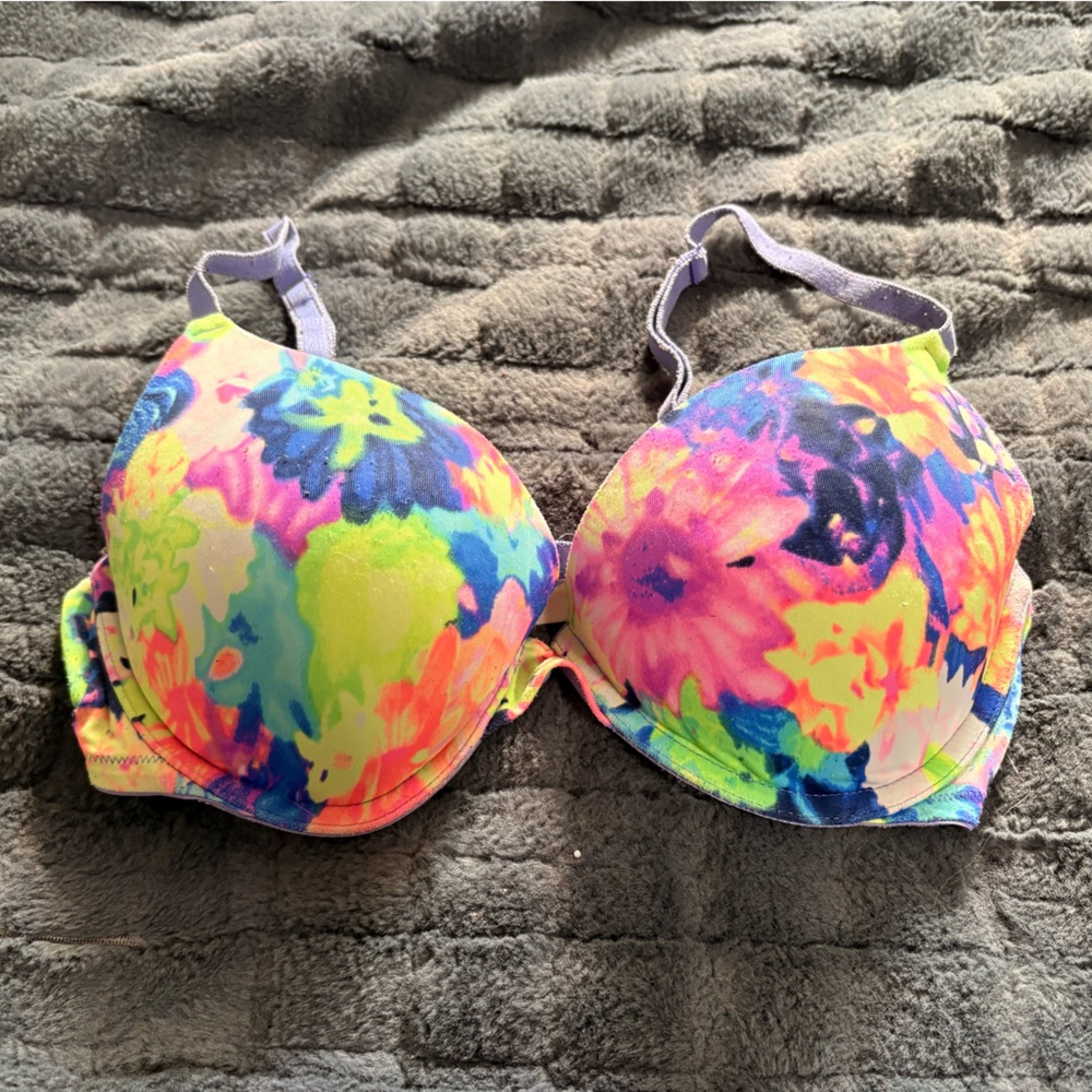 Victoria's Secret Multicolor Floral Bra
